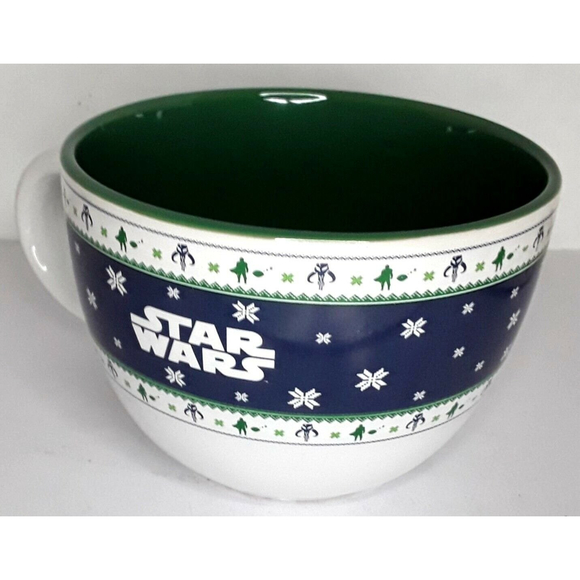 Star Wars Mandalorian Baby Grogu ( Baby Yoda ) Oversized 24 oz Coffee Mug * - Picture 2 of 8